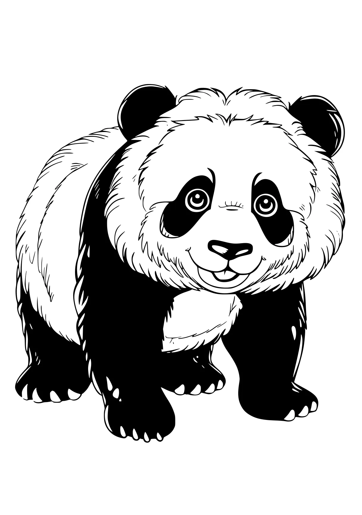 panda coloring sheet panda, bear, kung, wan, banban, free page downloads