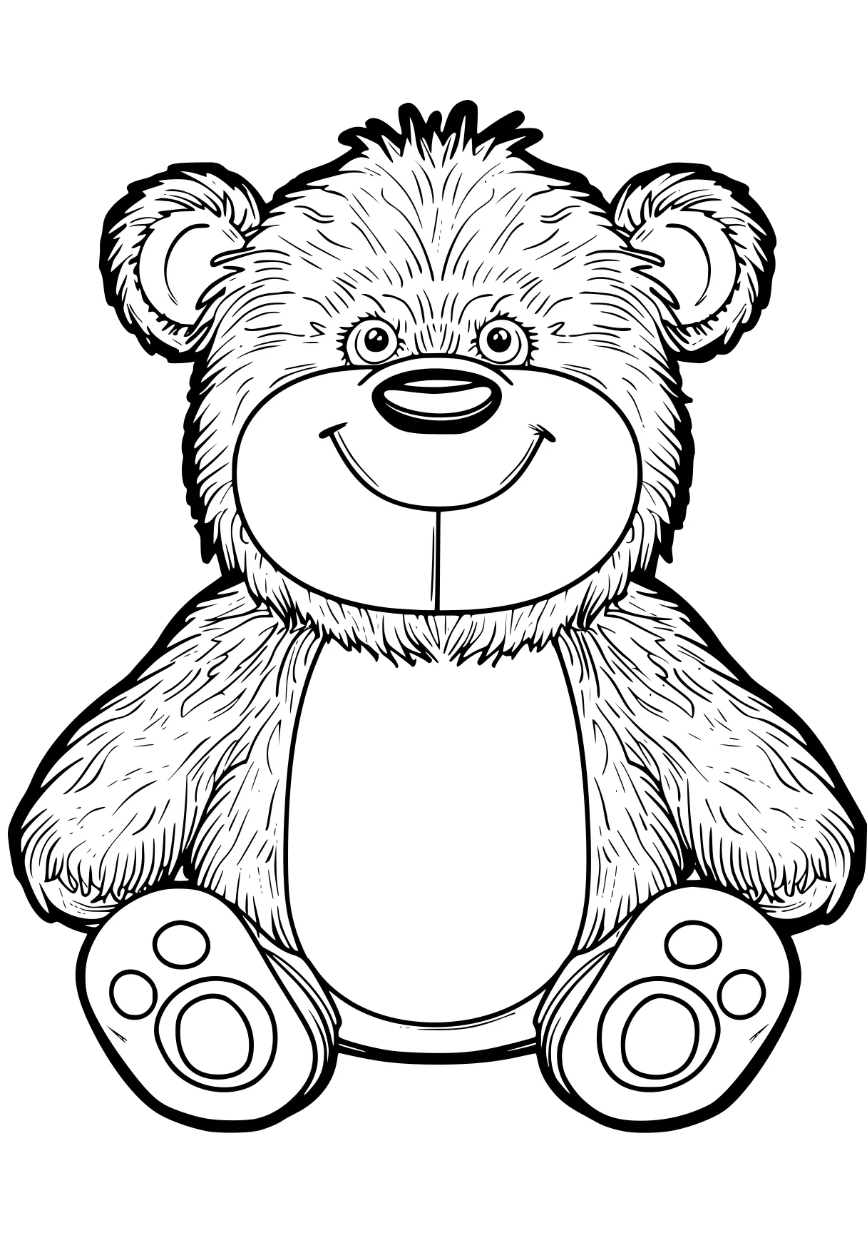 huggy wuggy coloring page bear, teddy, fazbear, winnie, free downloads