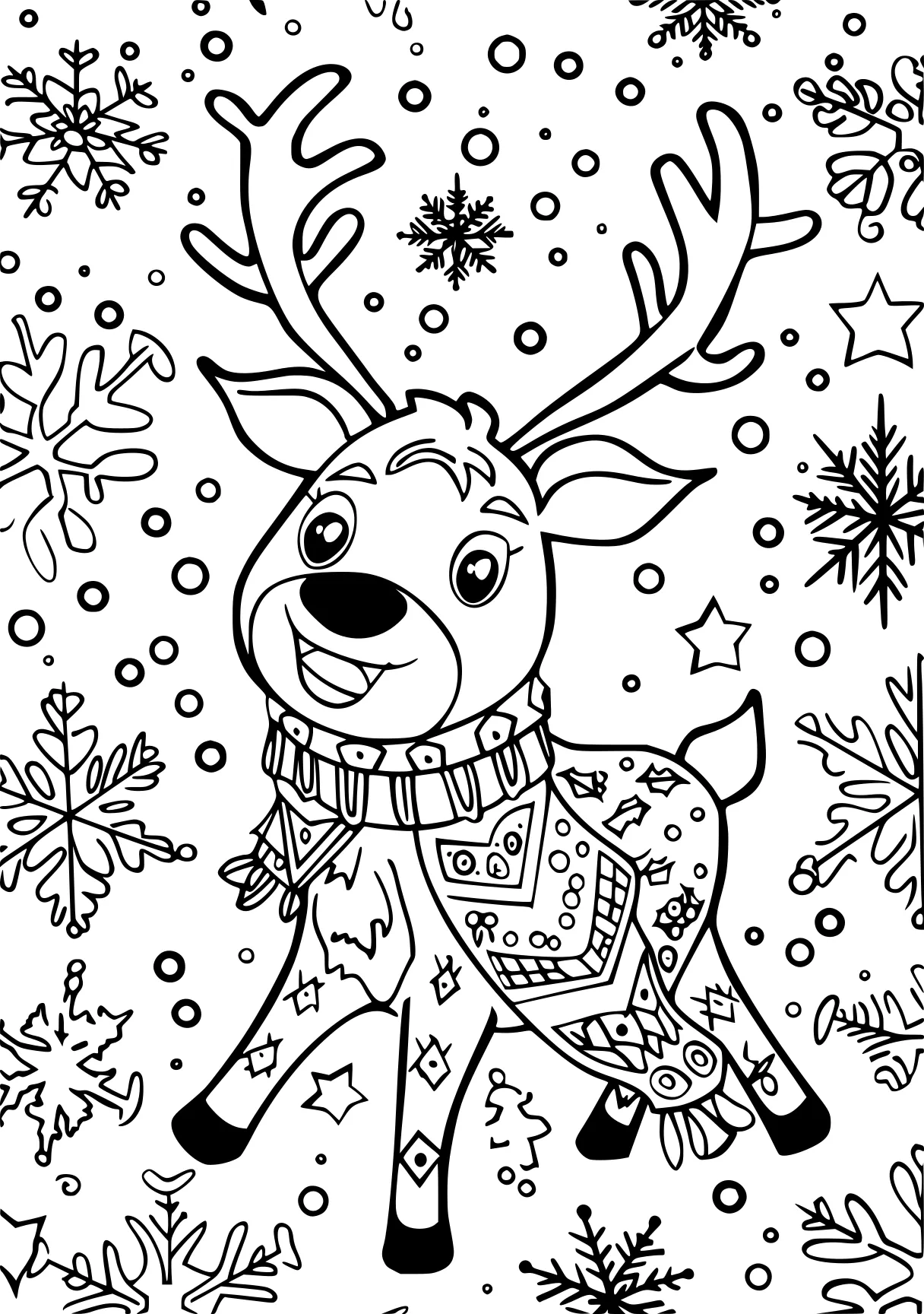 free christmas coloring sheets reindeer, rudolph, deer, page downloads