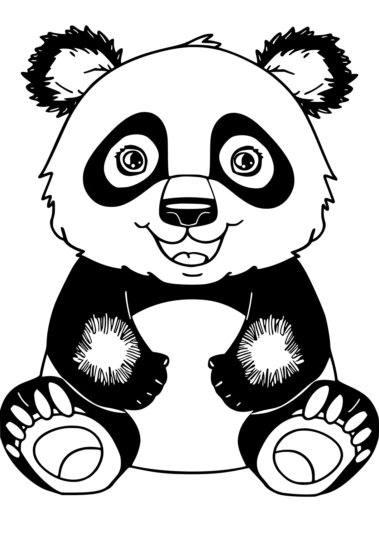 panda coloring sheet panda, raccoon, racoon, kung, bear, free page downloads