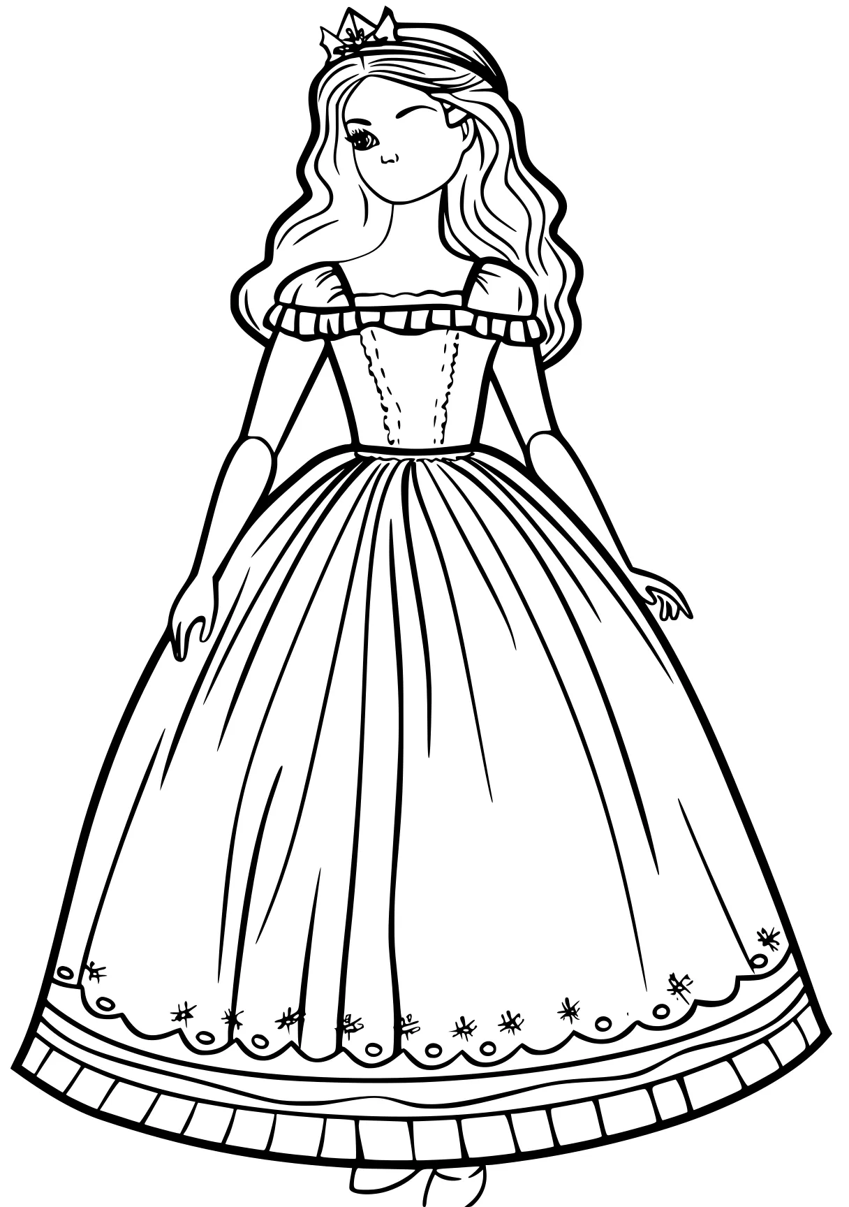 barbie doll coloring pages cinderella, rapunzel, princess, free page downloads