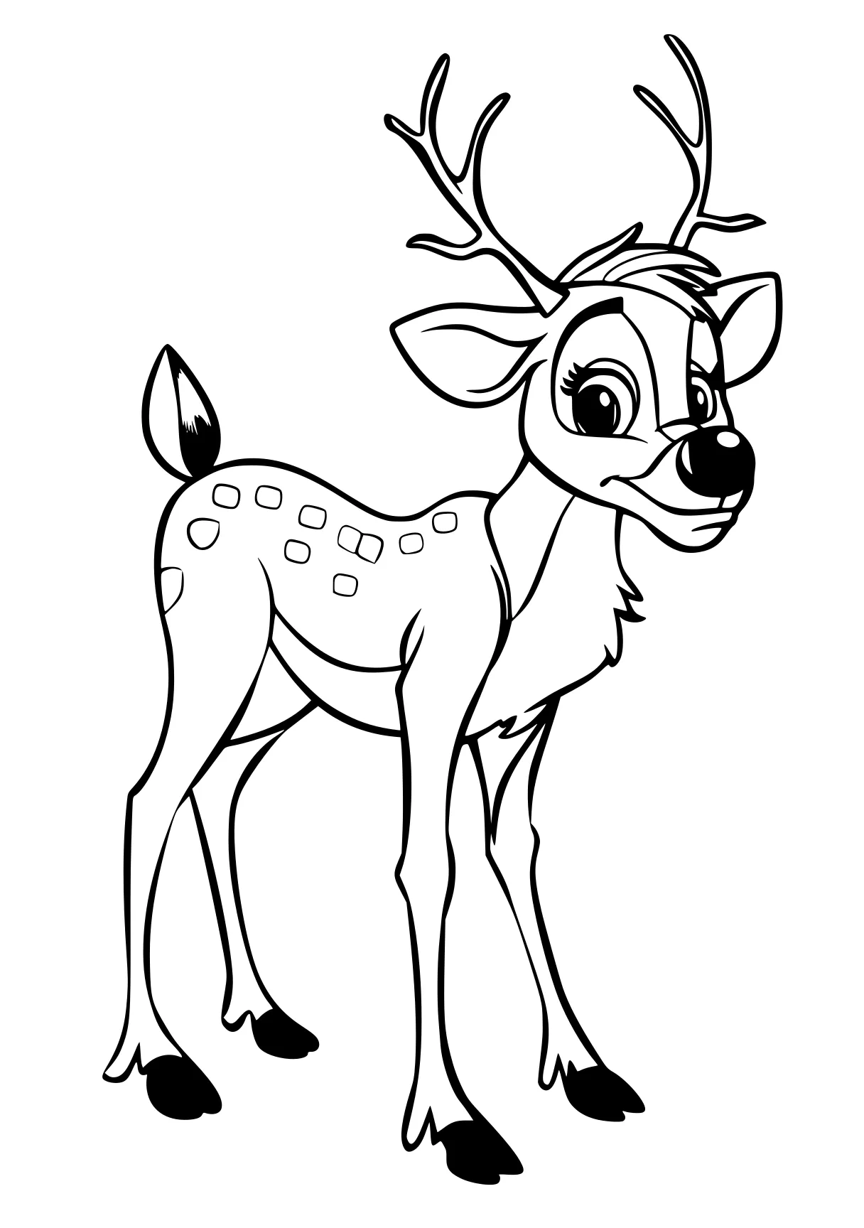 rudolph the red nosed reindeer coloring pages deer, bambi, rudolph, reindeer, moose, free page downloads