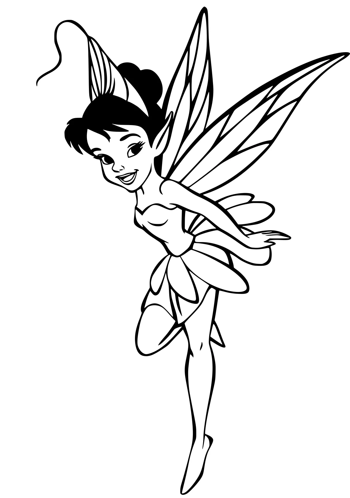 tinker bell coloring pages fairy, winx, tiana, ariel, wings, free page downloads