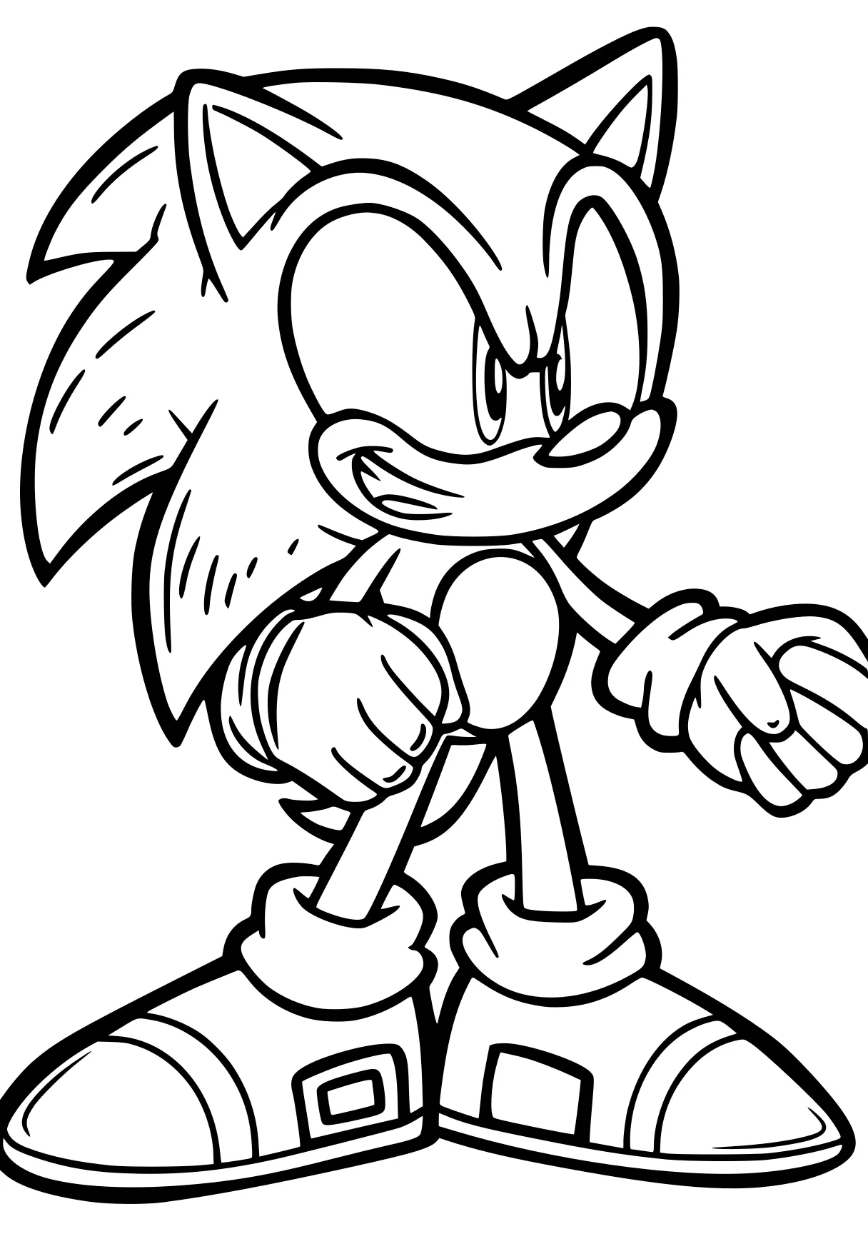 sonic for coloring knuckles, sonic, tails, hedgehog, coloring, free page downloads