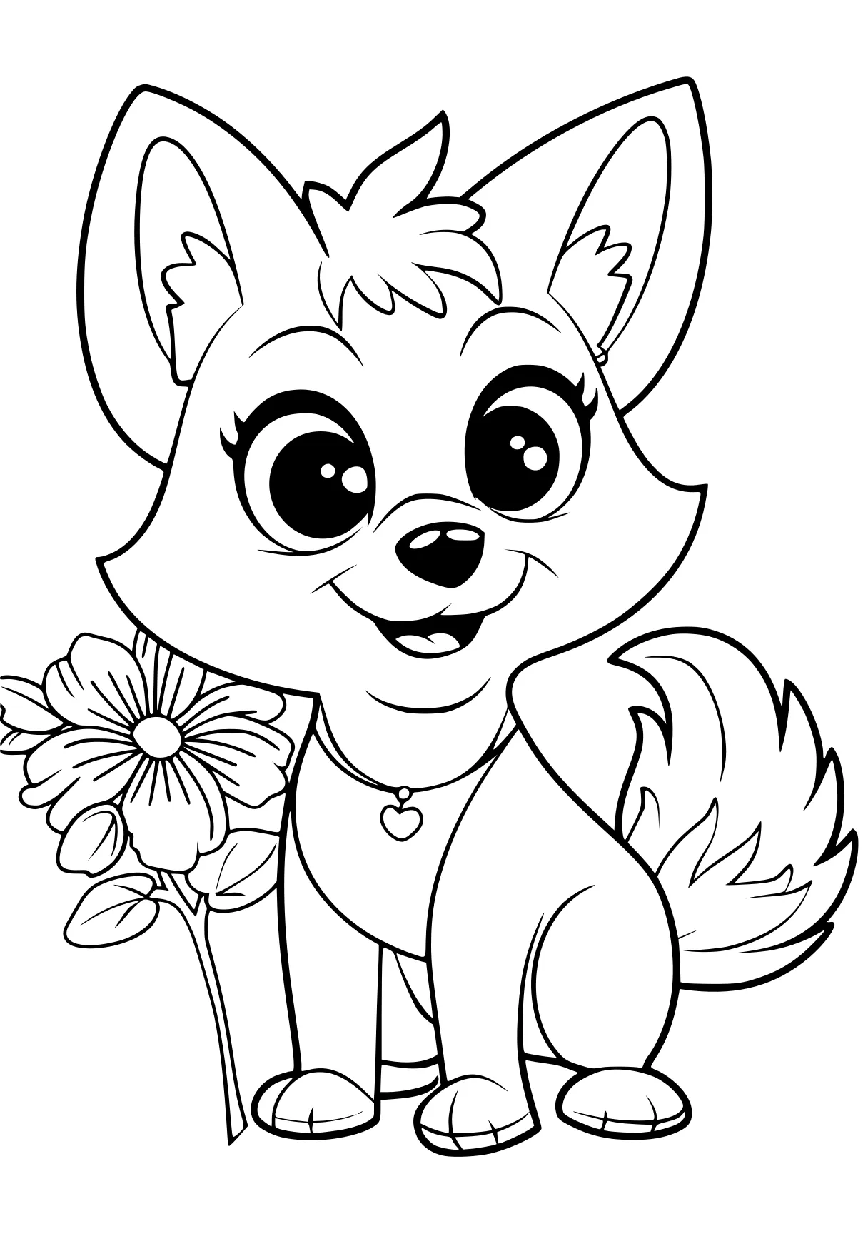 bluey coloring corgi, raccoon, eevee, fox, rosa, free page downloads