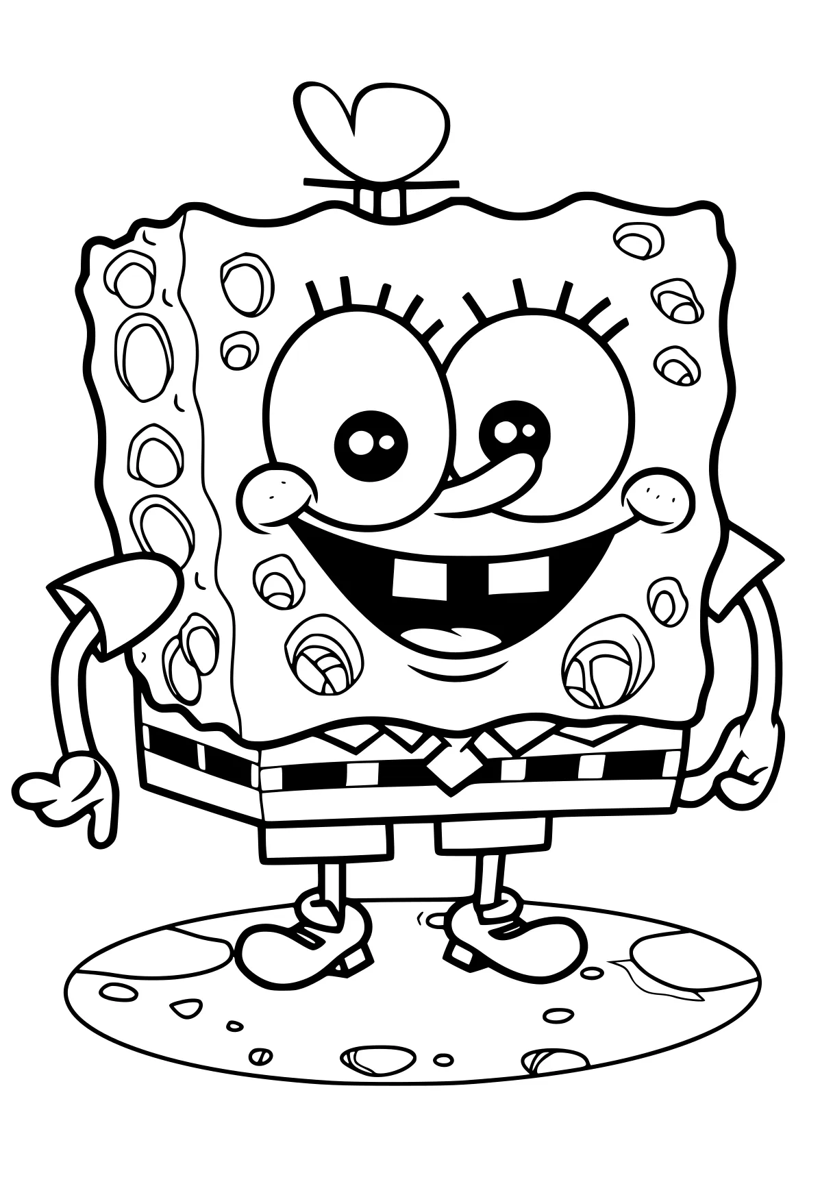 coloring pages spongebob squarepants, sponge, spongebob, nickelodeon, free page downloads