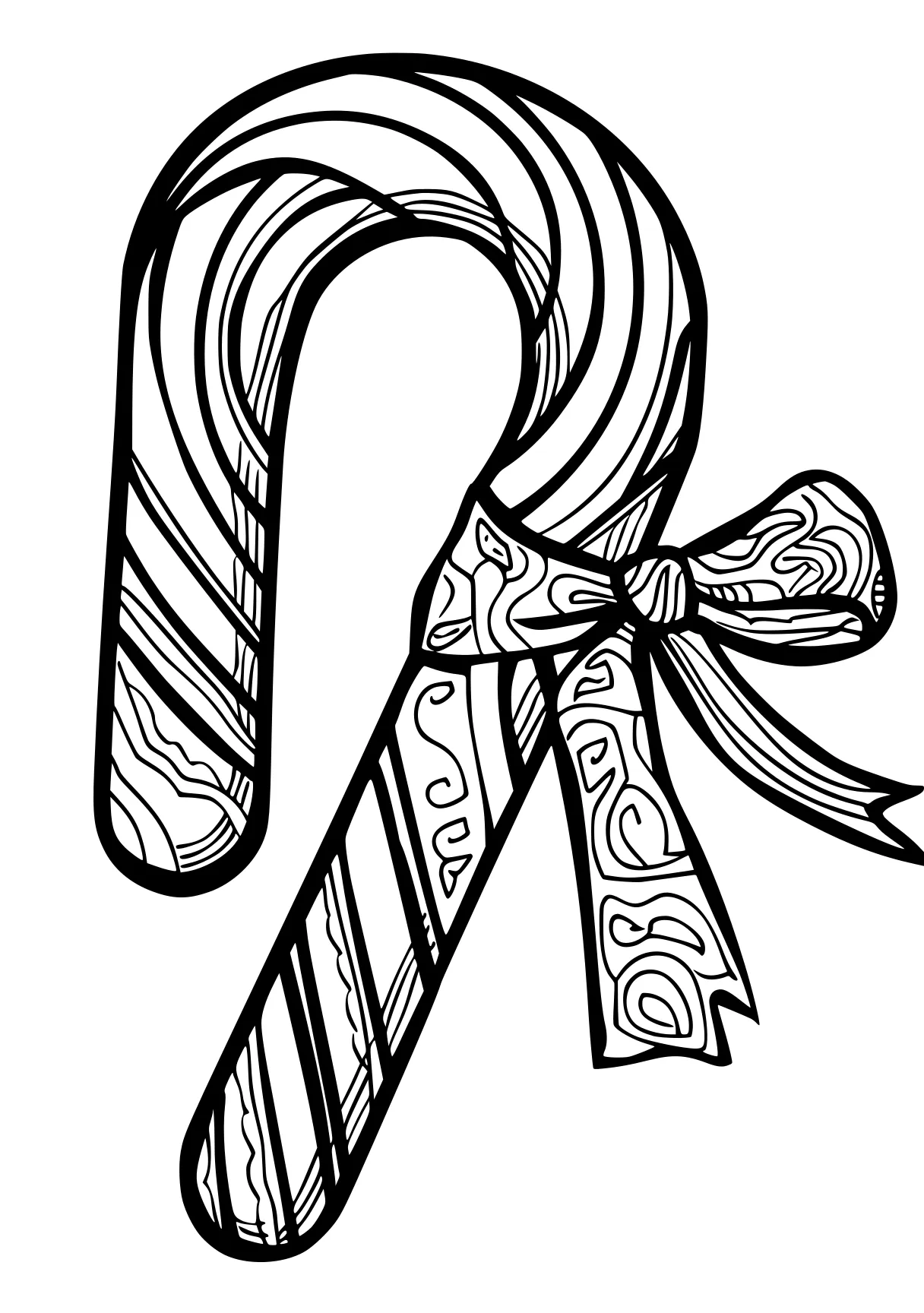 candy cane coloring page, wreath, design, printables, free downloads