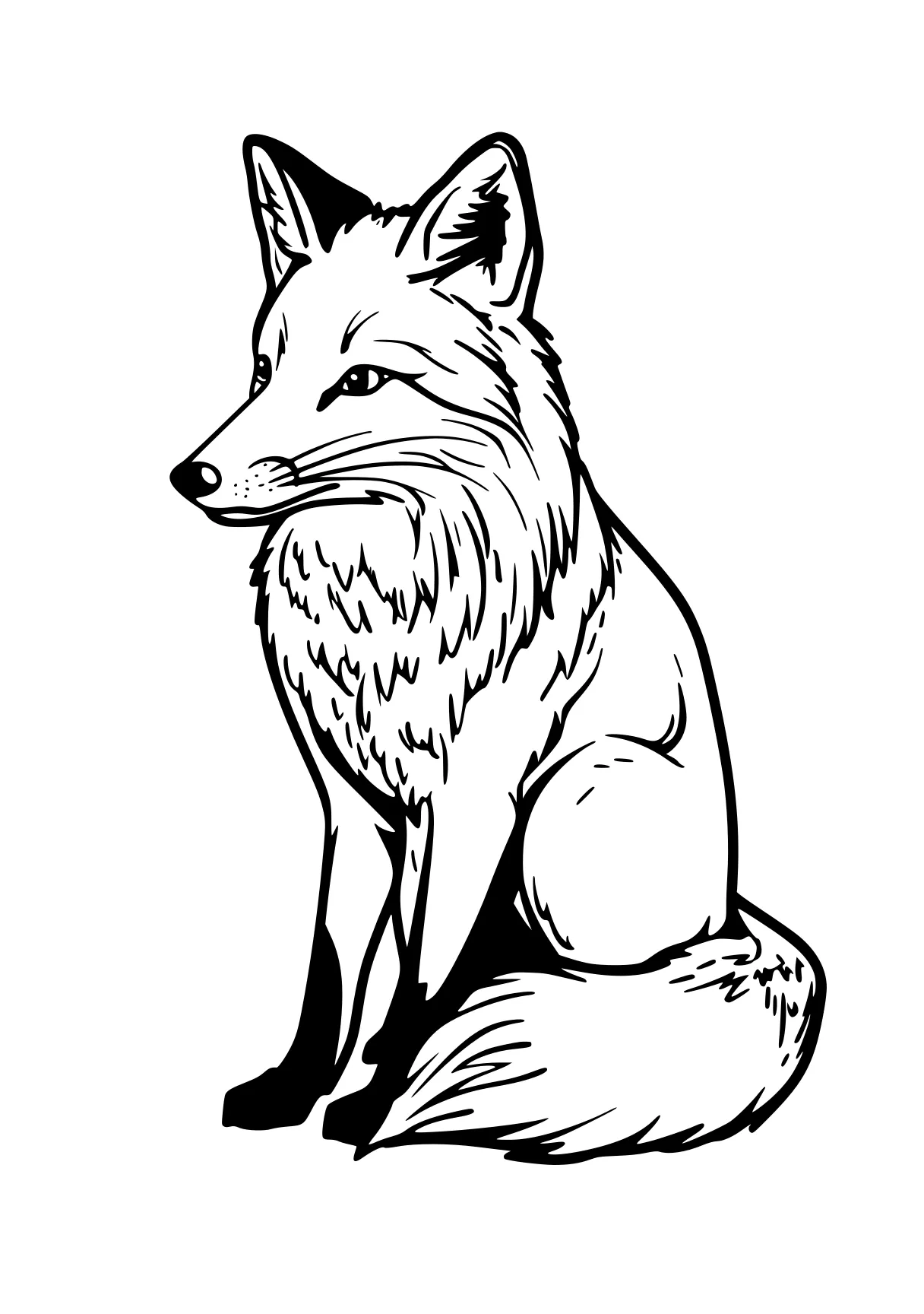 foxes coloring pages fox, wolf, foxes, foxy, husky, free page downloads