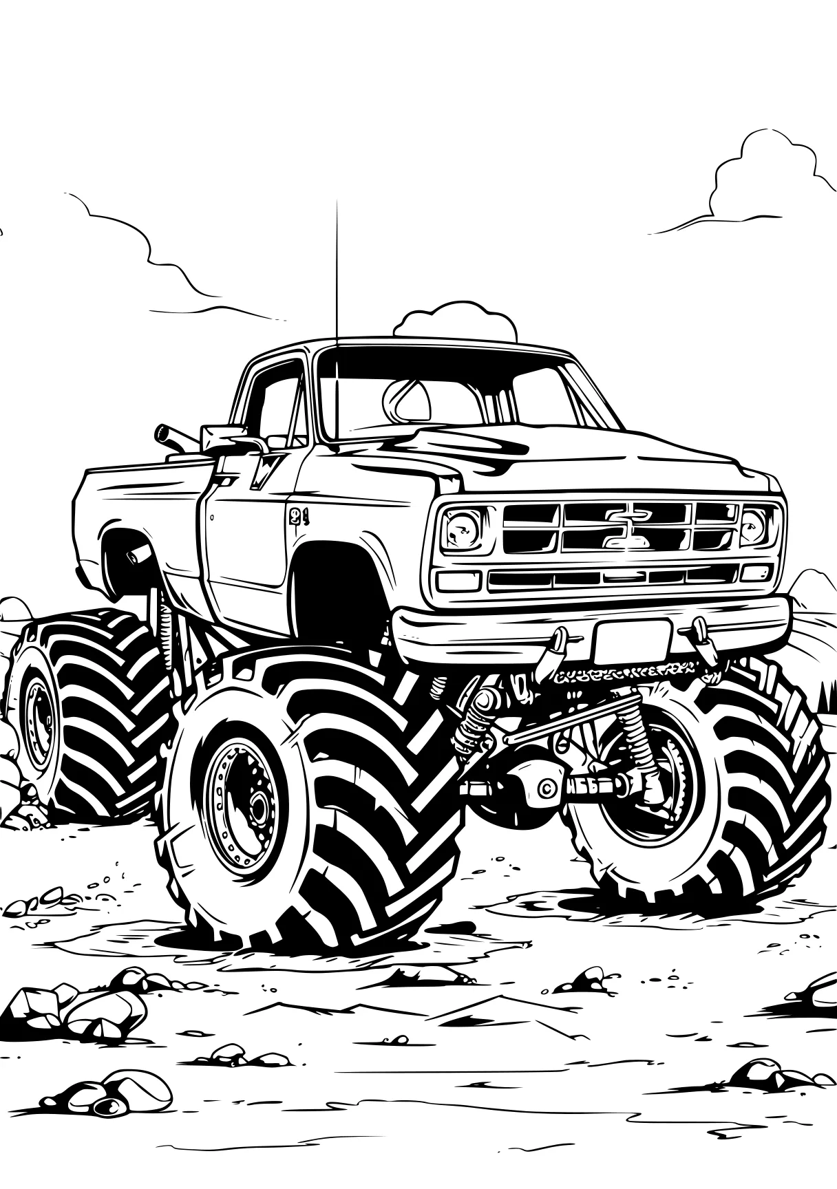 monster truck coloring pages truck, crawler, jeep, trucks, vehicle, free page downloads