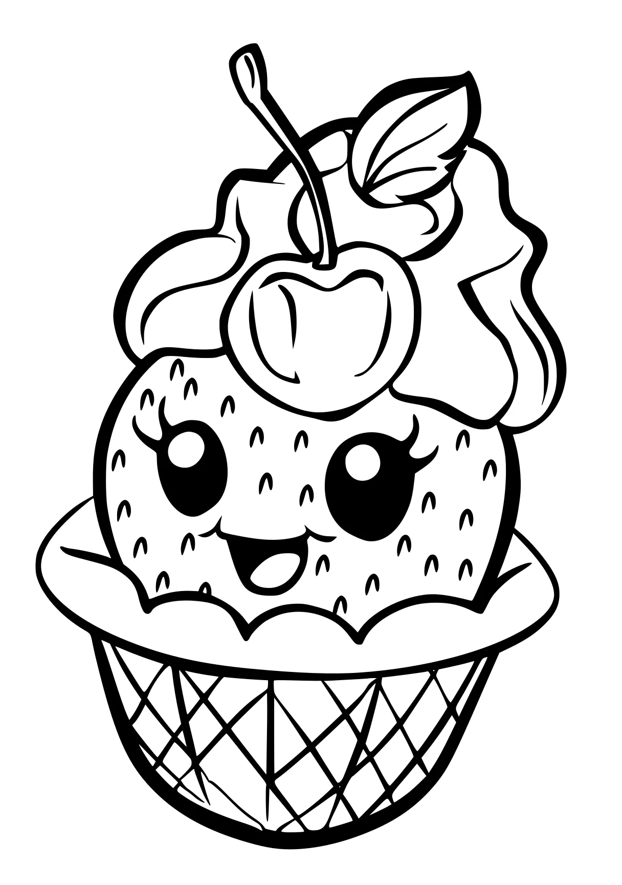 shopkin coloring page cupcake, treat, skellington, shopkins, squishmallow, free downloads