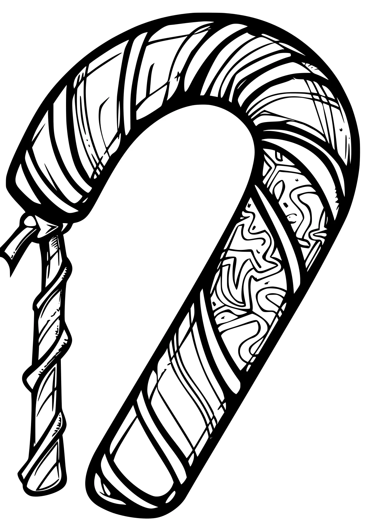 candy cane coloring page, wreath, pencils, feathers, free downloads