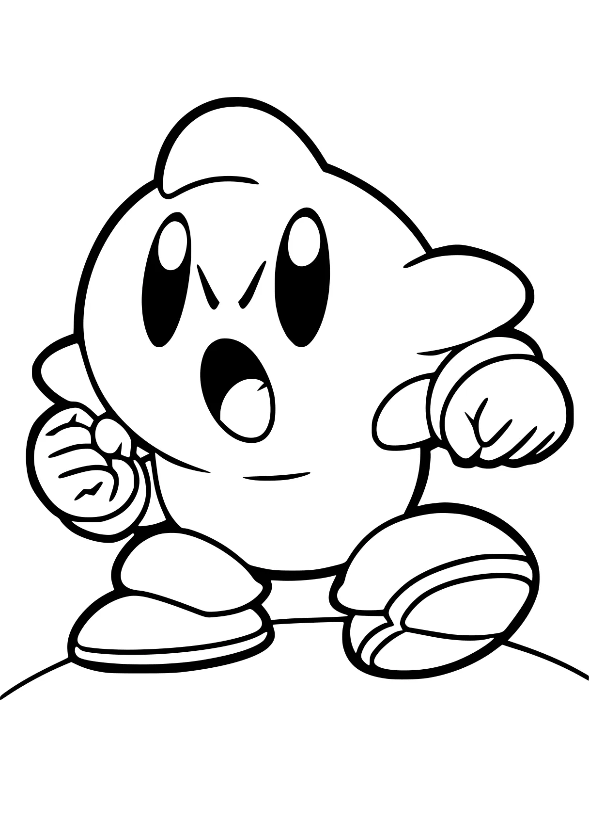 kirby coloring pages kirby, toad, yoshi, mario, nintendo, free page downloads