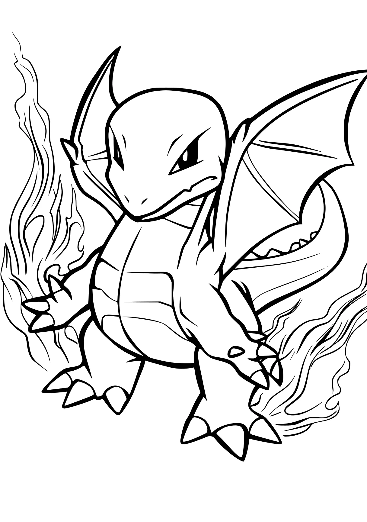 charizard coloring page charizard, charmander, dragon, blaze, squirtle, free downloads