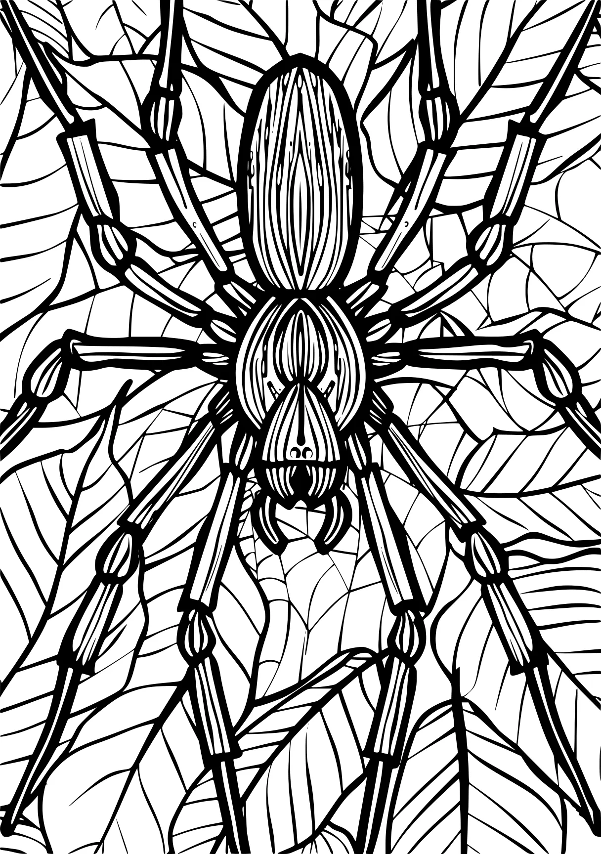 spider coloring page spider, insect, insects, spidey, intricate, free downloads