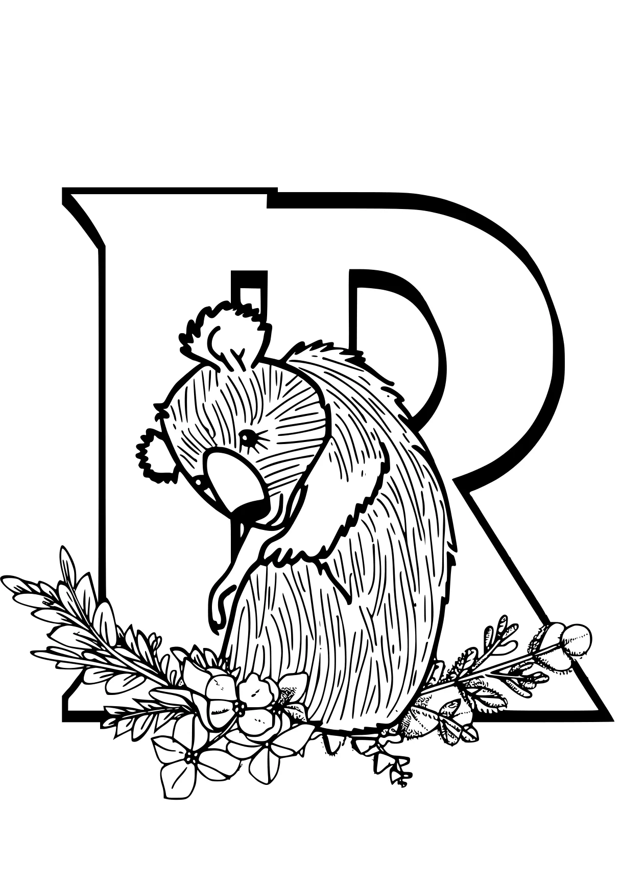 letter coloring pages r, rosa, dr, jr, design, free page downloads