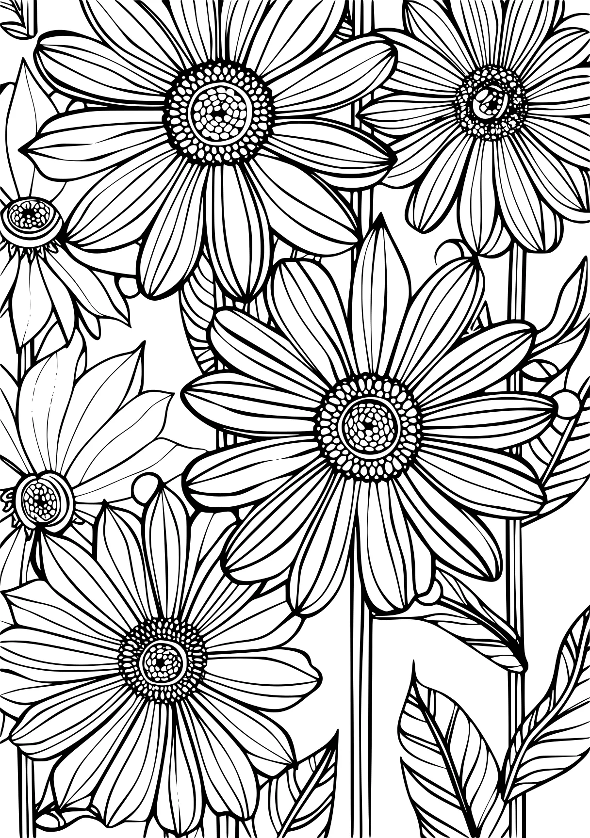 flower coloring pages for adults, pattern, colouring, printables, free page downloads