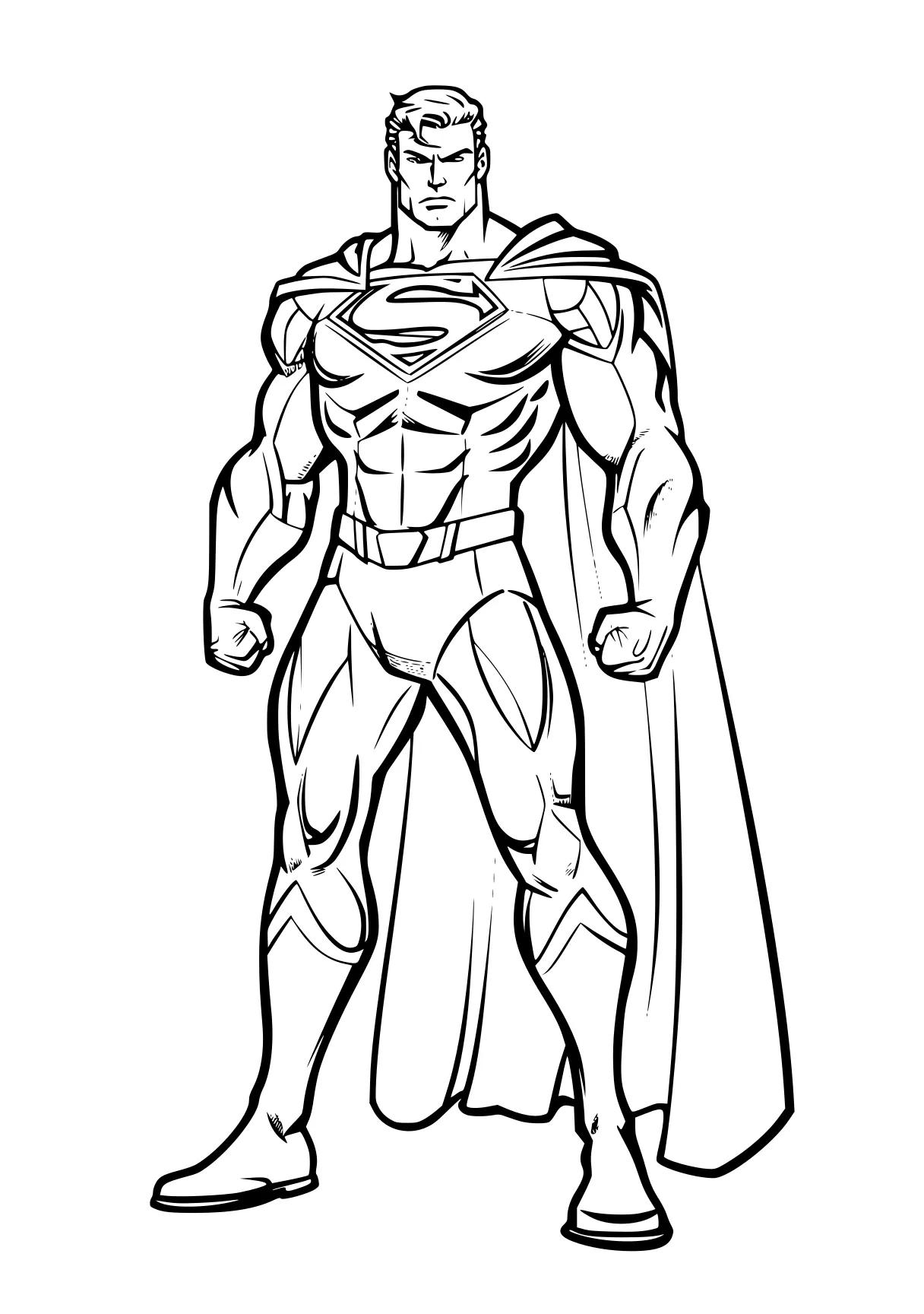 super hero coloring page superman, superhero, supercoloring, jiren, thor, free downloads