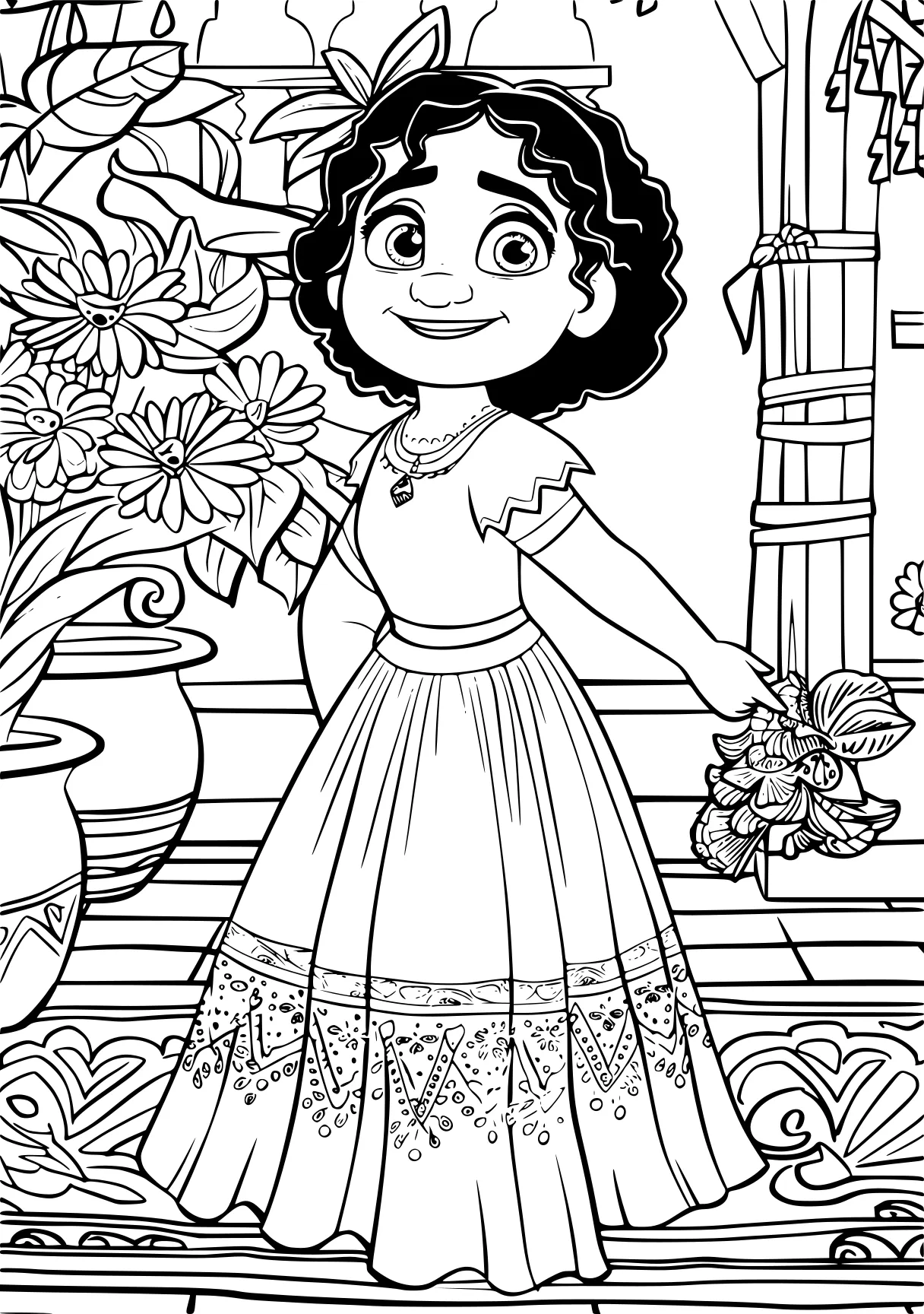 encanto coloring pages, moana, dora, coloring, free page downloads