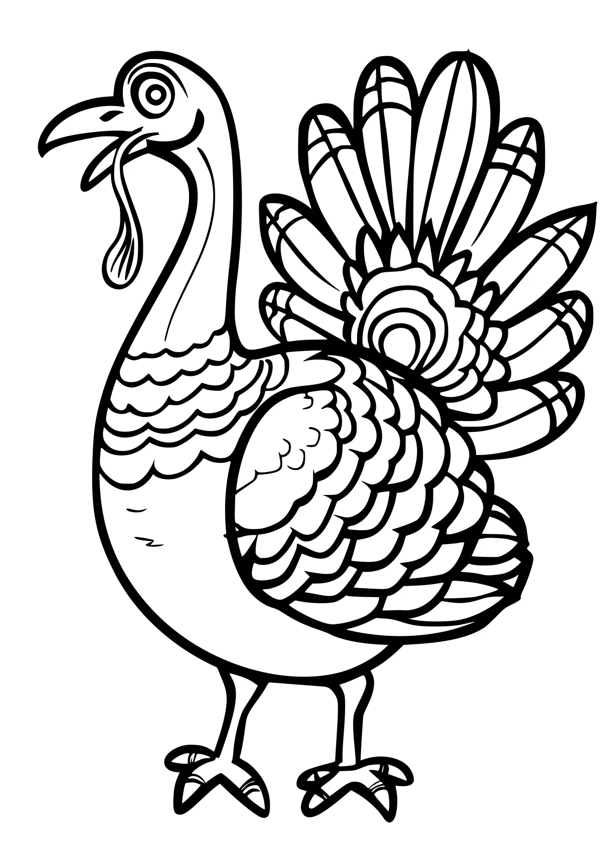 turkey coloring sheet rooster, peacock, zentangle, free page downloads