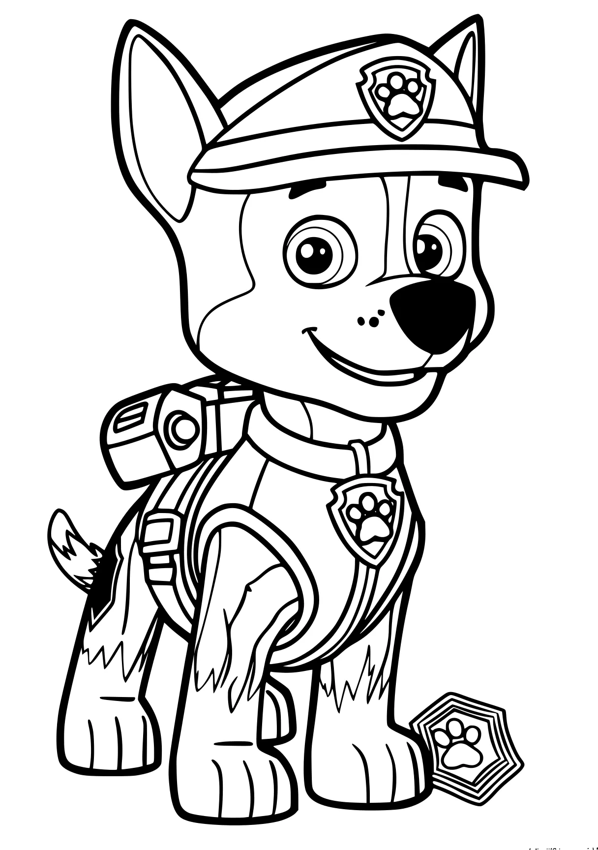 paw patrol colouring page firefighter, fireman, fazbear, free coloring downloads