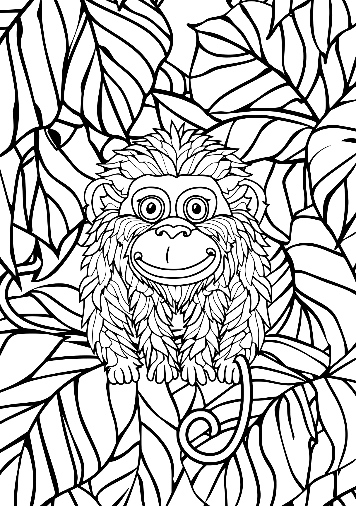 coloring book pages gorilla, monkey, kong, free page downloads