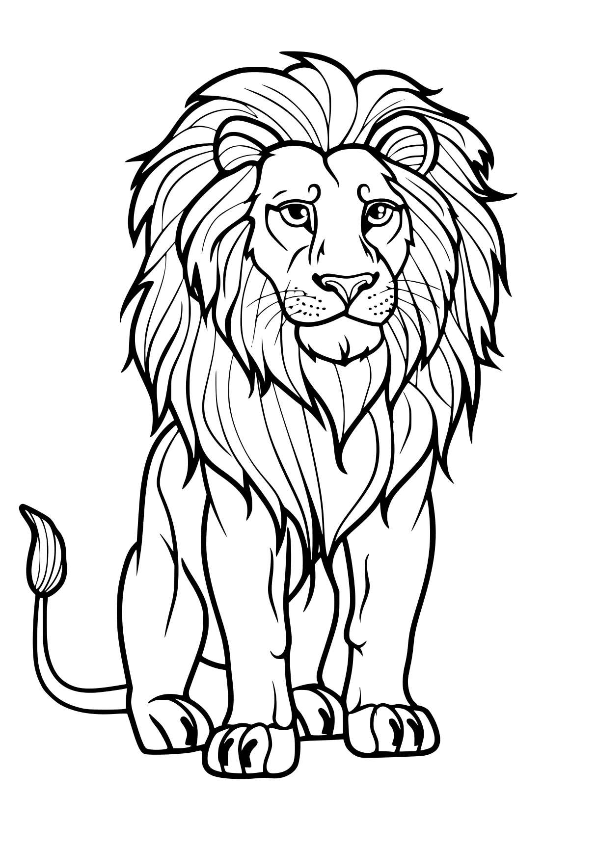 lion coloring page lion, lions, printables, free downloads