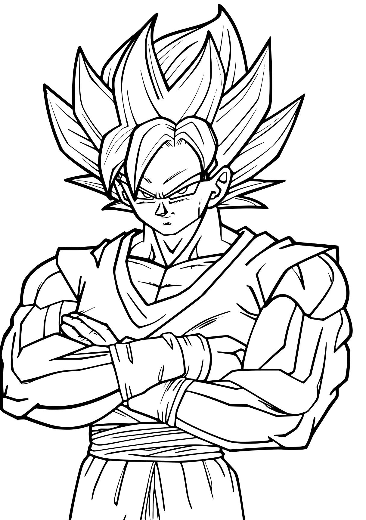 goku coloring sheets gogeta, vegeta, broly, vegito, goku, free page downloads