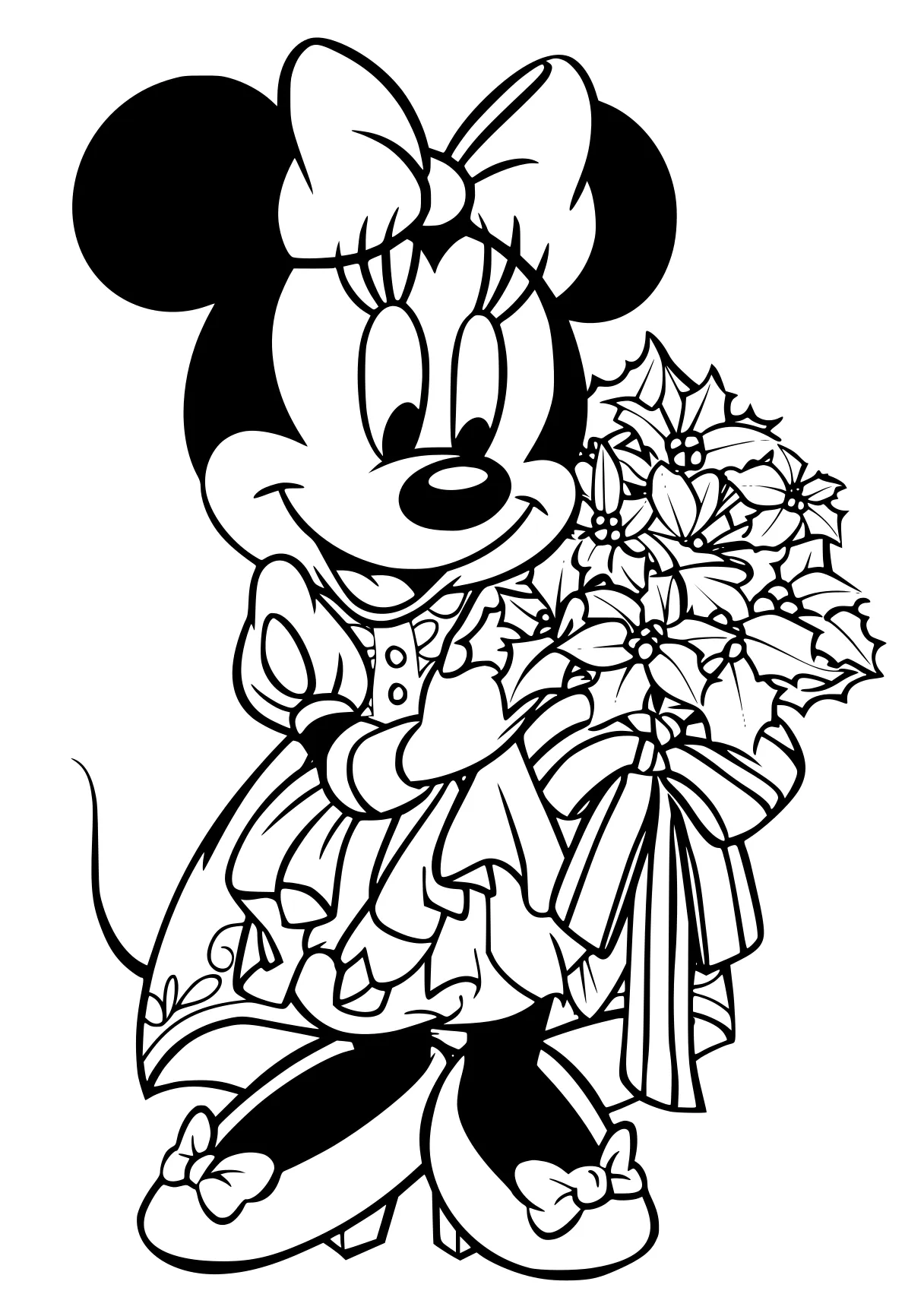 disney christmas coloring pages minnie, mickey, jasmine, mouse, free page downloads