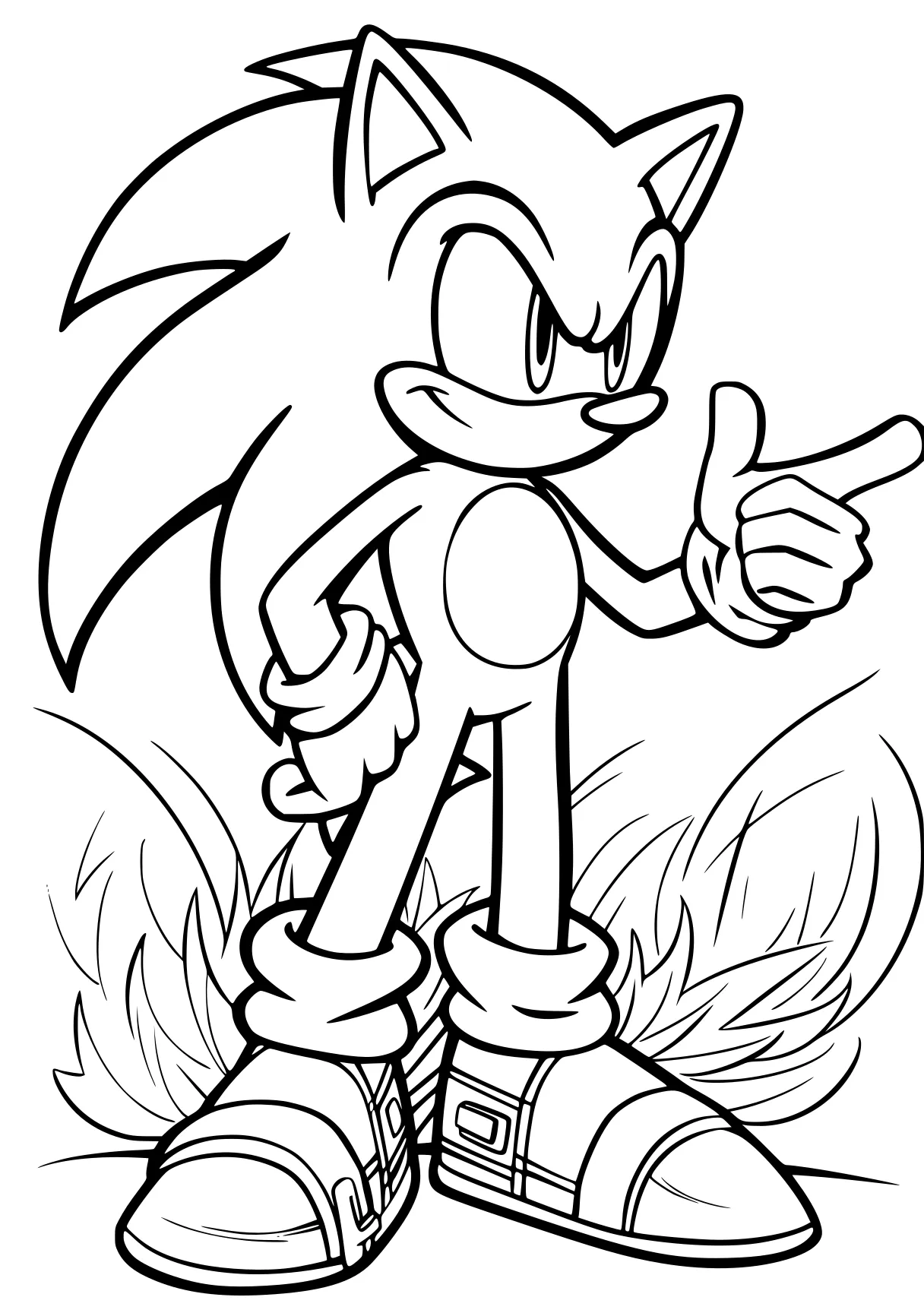 super sonic colouring pages sonic, knuckles, blaze, tails, hedgehog, free coloring page downloads