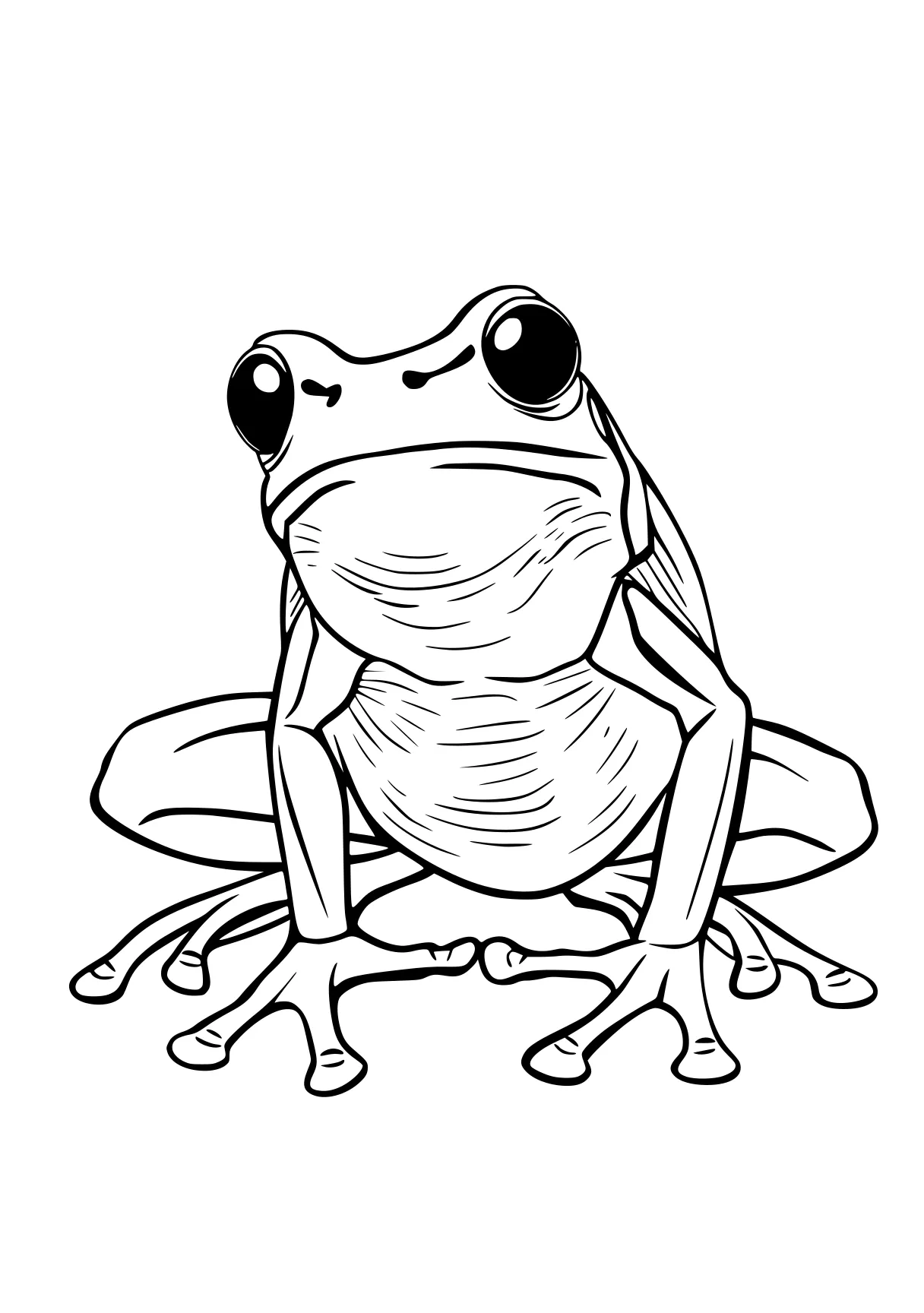 frog coloring sheet frog, toad, gecko, tayo, bug, free page downloads