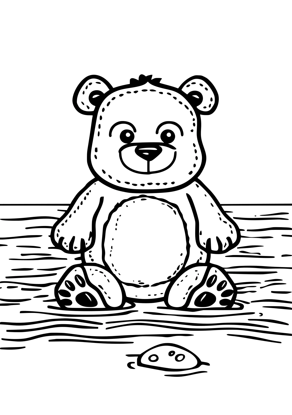 simple coloring sheets bear, teddy, winnie, pooh, bears, free page downloads