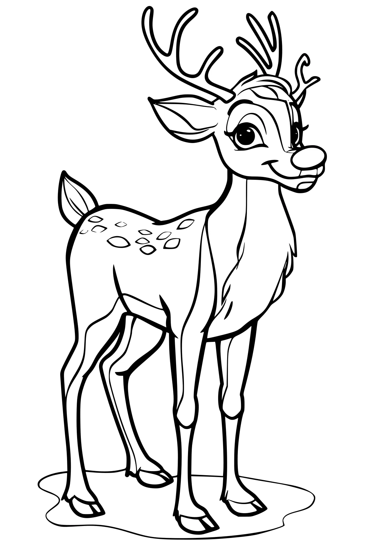 rudolph the red nosed reindeer coloring pages deer, bambi, reindeer, rudolph, moose, free page downloads