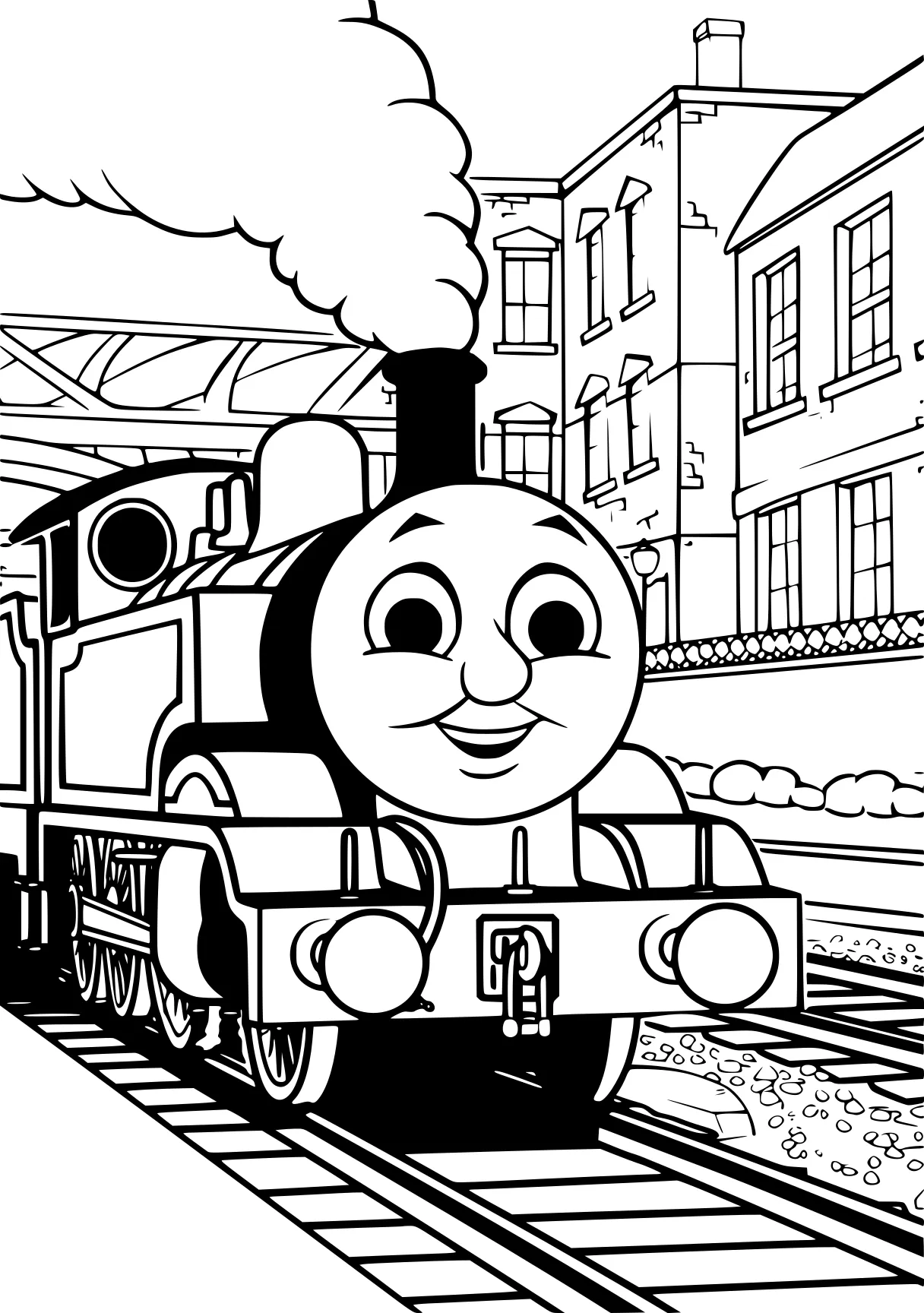 thomas the tank engine colouring pages thomas, percy, train, free coloring page downloads