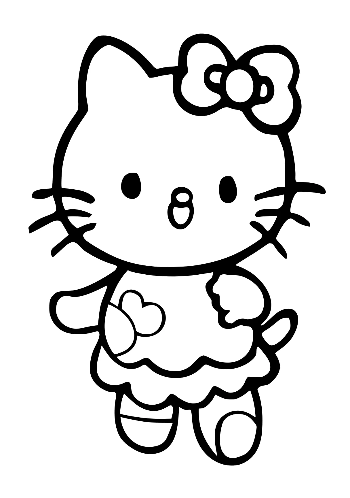 coloring hello kitty sanrio, cinnamoroll, molang, kitty, peppa, free page downloads