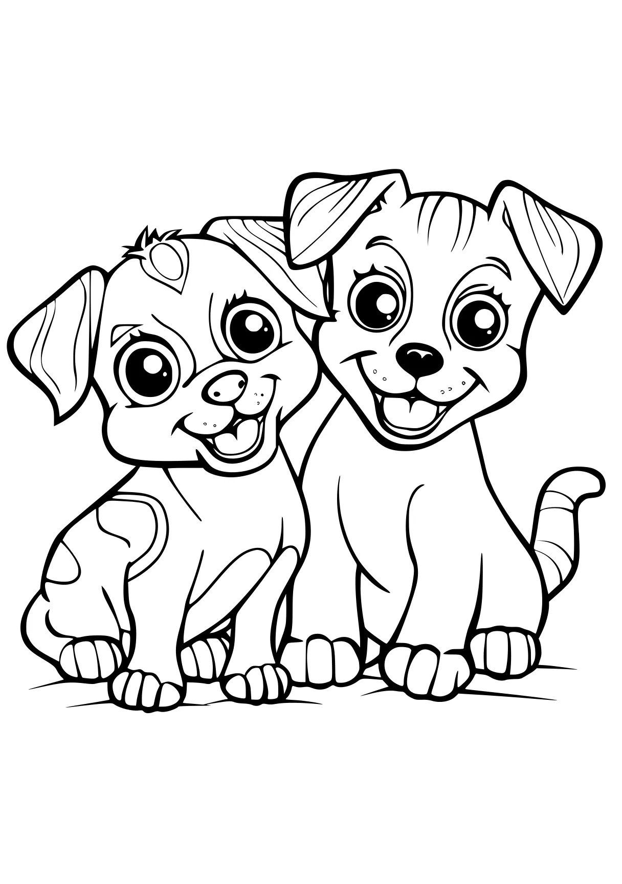 coloring pages puppy pups, dogs, chihuahua, lilo, free page downloads