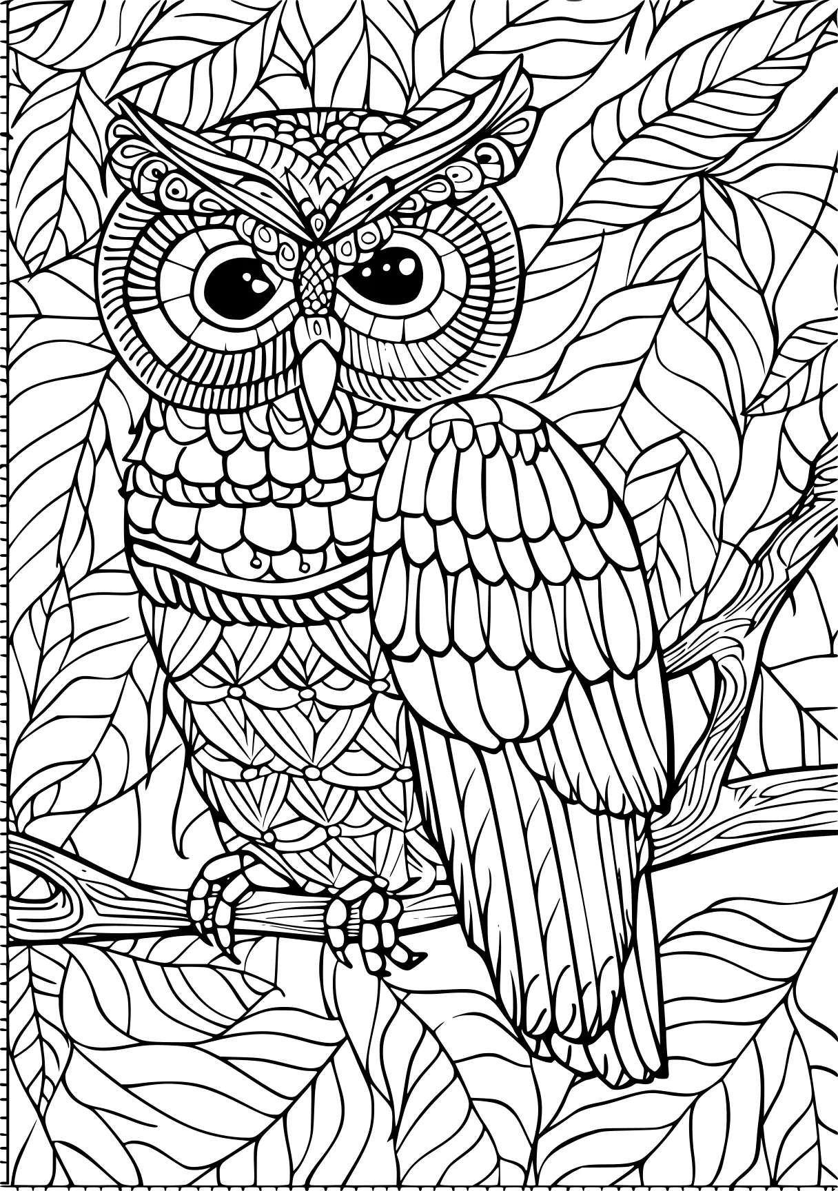 funny adult coloring pages owl, zentangle, colouring, free page downloads