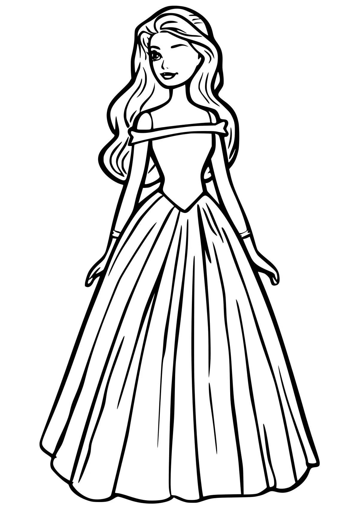 barbie doll coloring pages rosalina, dresses, rapunzel, cinderella, princess, free page downloads