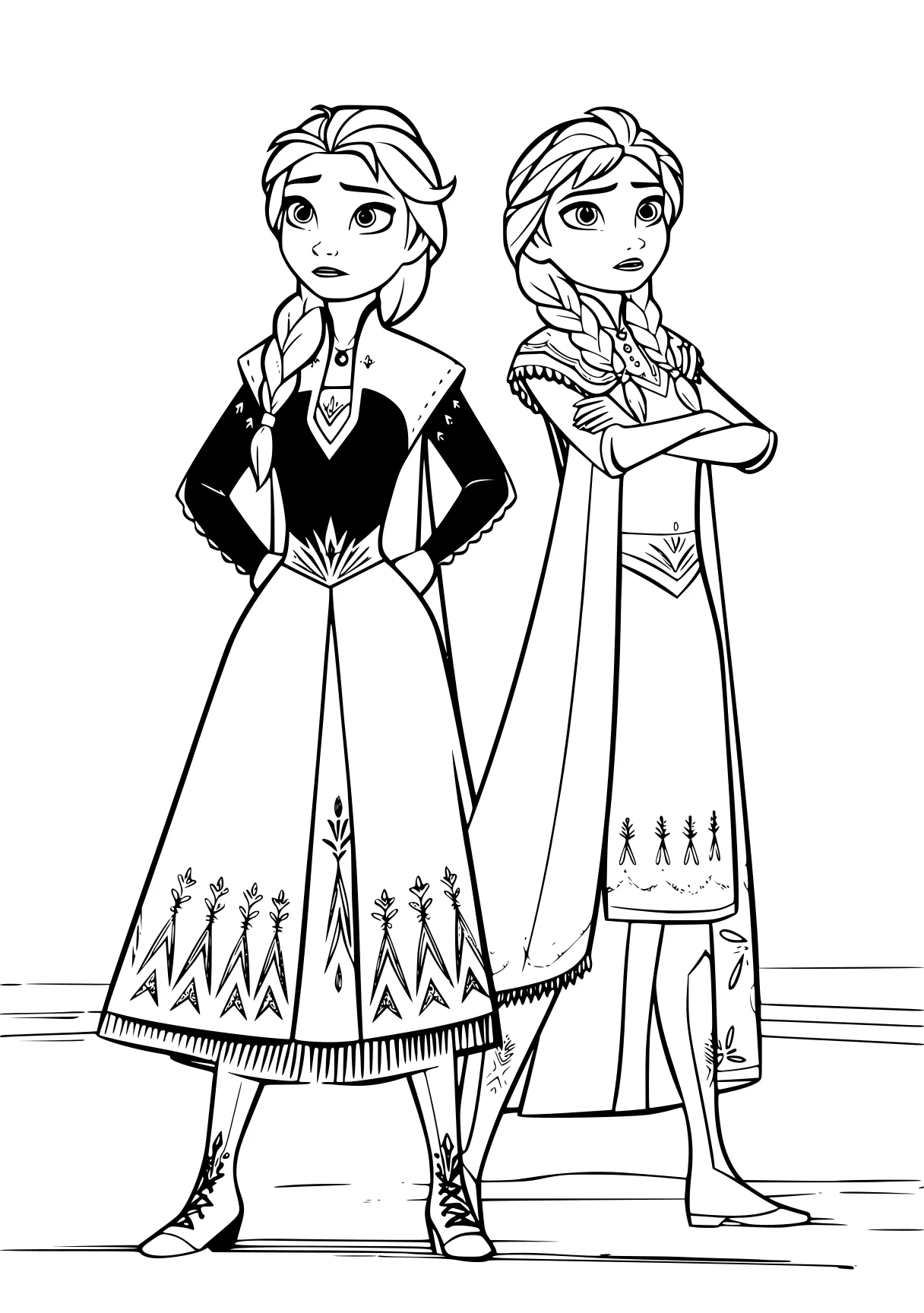 anna elsa coloring page dresses, dolls, widow's, fancy, pencils, free downloads