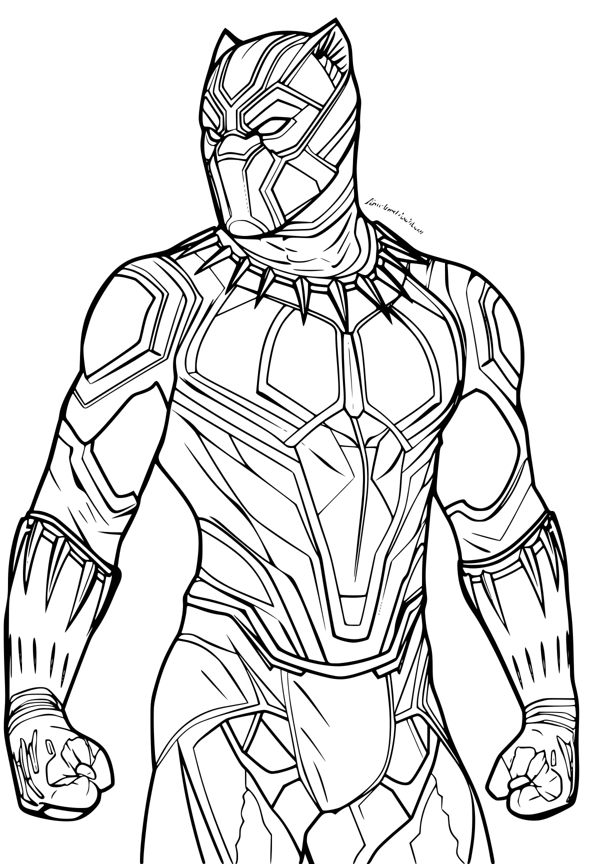 black panther coloring page ultraman, iron, pencils, lines, mandalorian, free downloads