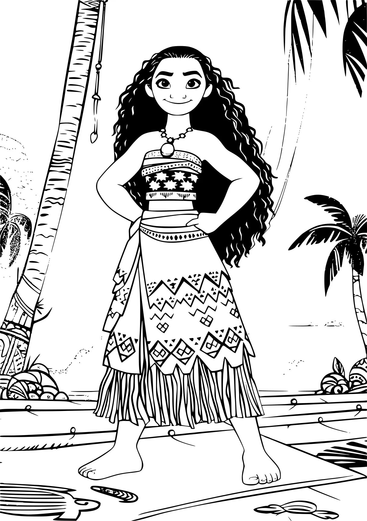 moana coloring pages moana, nezuko, luffy, isabela, mermaid, free page downloads