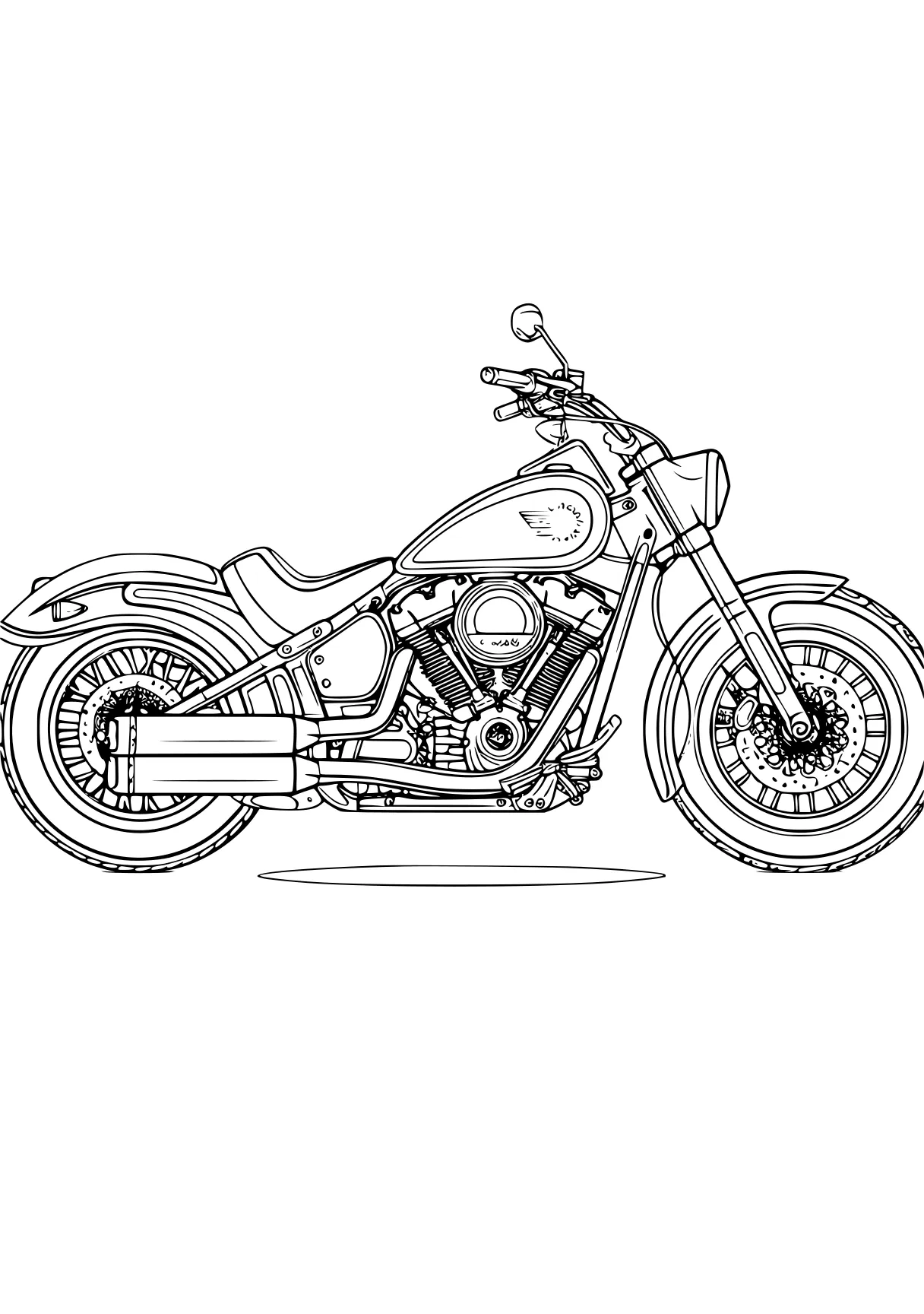 motorcycle coloring page motorcycle, illustrator, harley, bike, free downloads