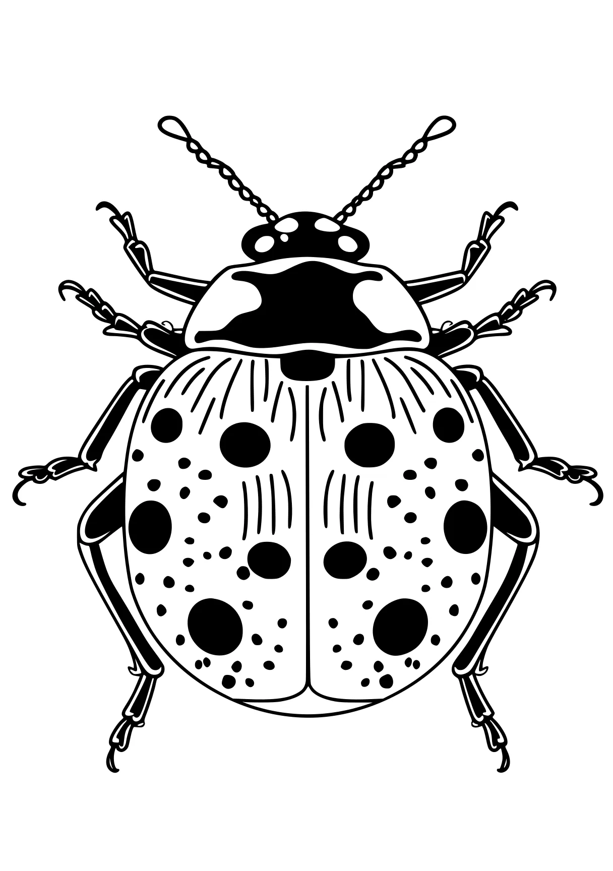 ladybug coloring page ladybug, dot, insect, insects, bee, free downloads