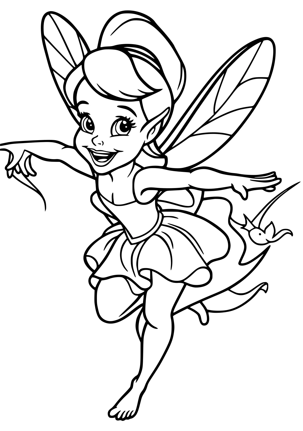 tinker bell coloring pages fairy, winx, wings, free page downloads