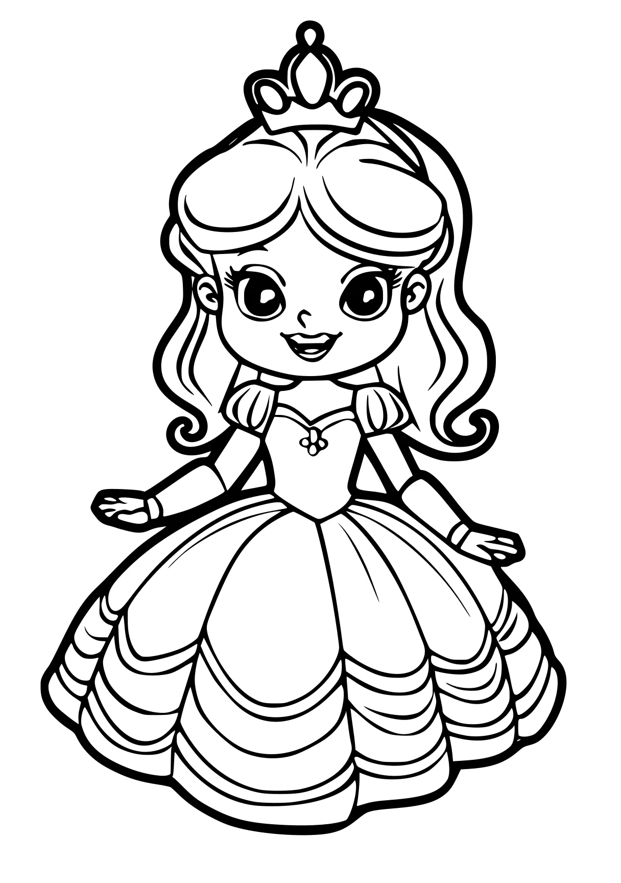 princess coloring pages printables, princess, cinderella, free page downloads