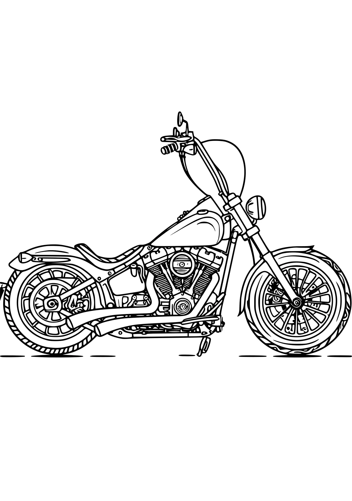 motorcycle coloring page motorcycle, bike, illustrator, harley, design, free downloads