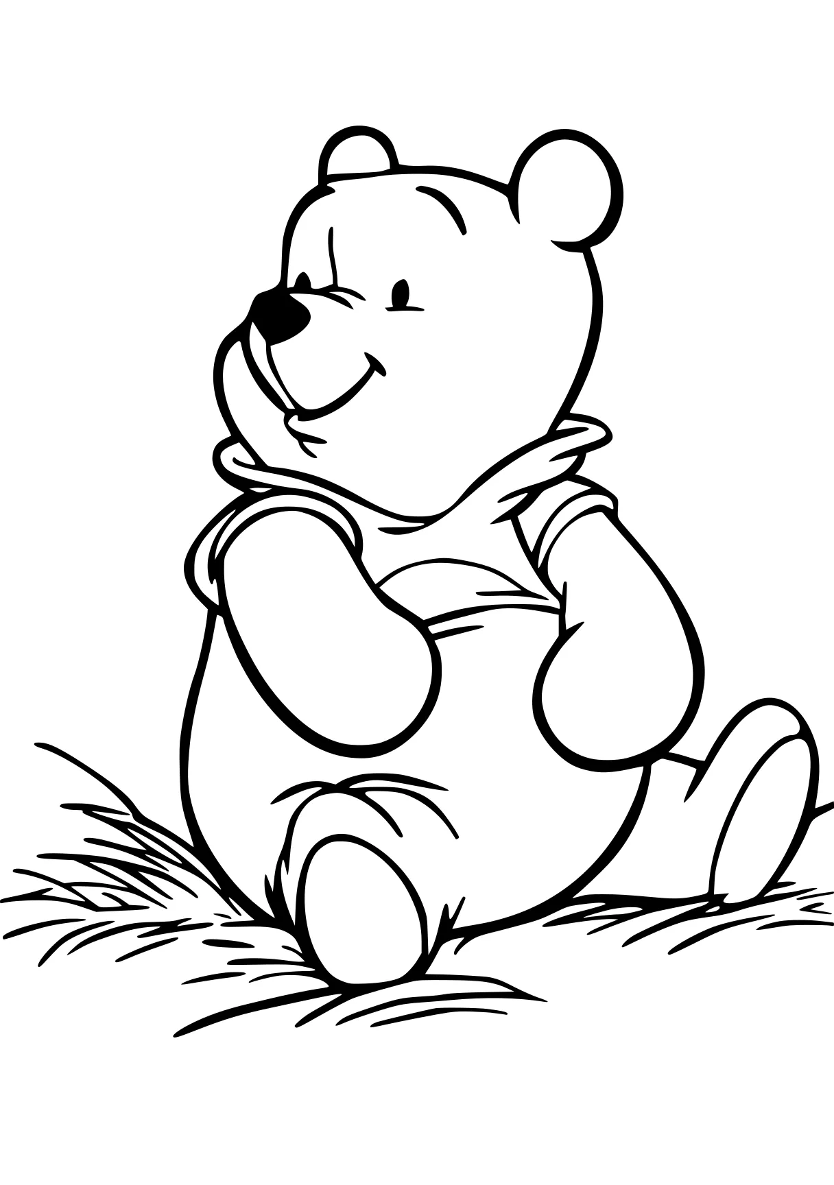 pooh bear coloring pages pooh, winnie, bear, snoopy, teddy, free page downloads