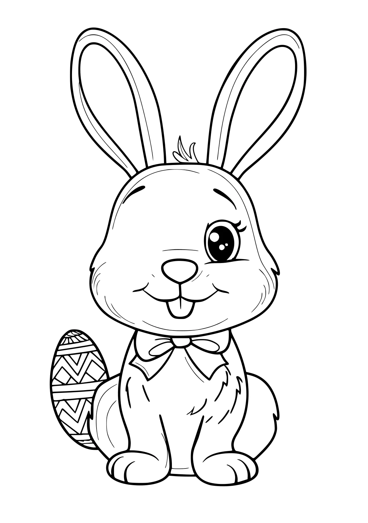 coloring pages easter bunny, rabbit, scorbunny, easter, free page downloads