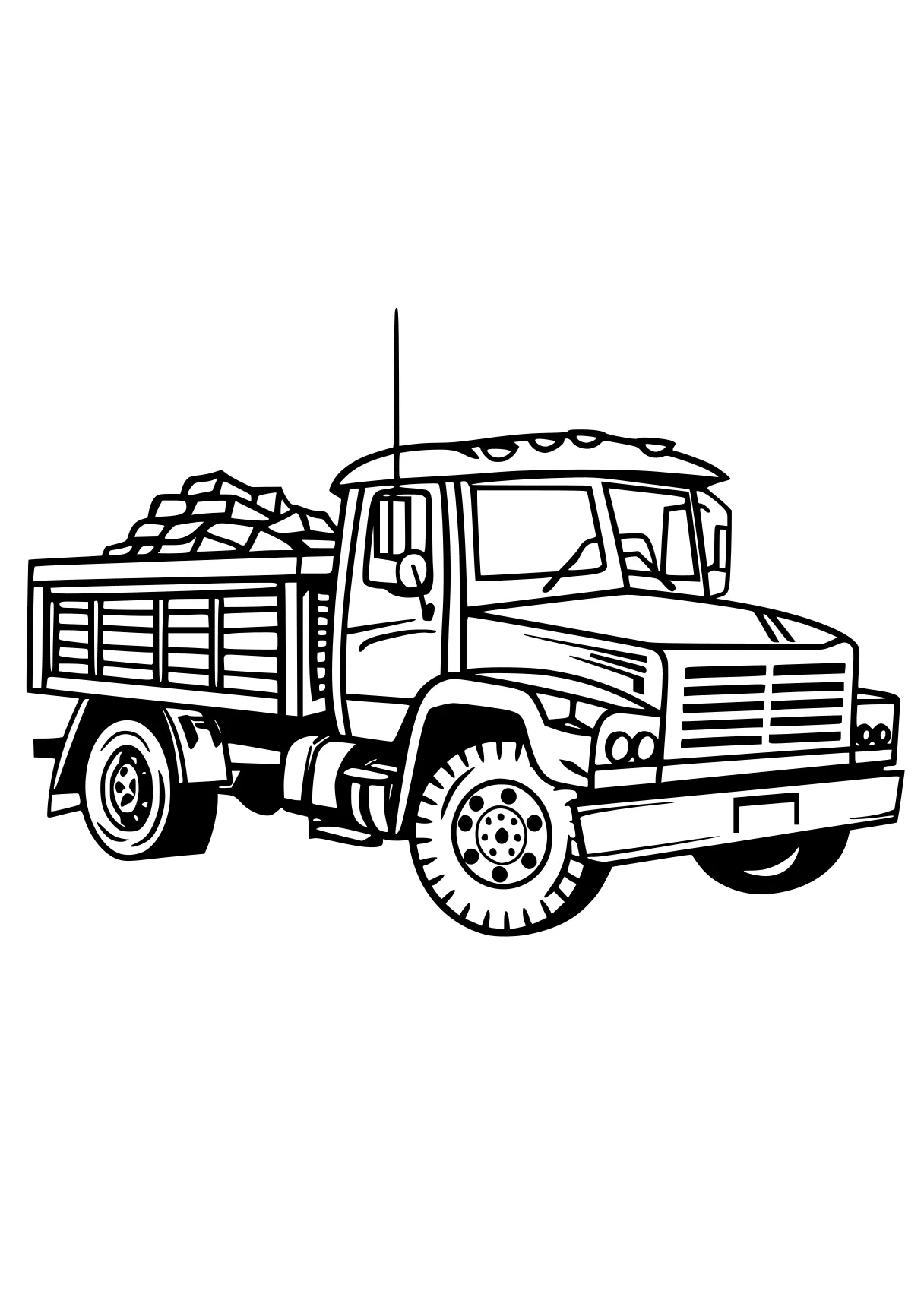 truck coloring sheets truck, trucks, vehicle, semi, ranger, free page downloads