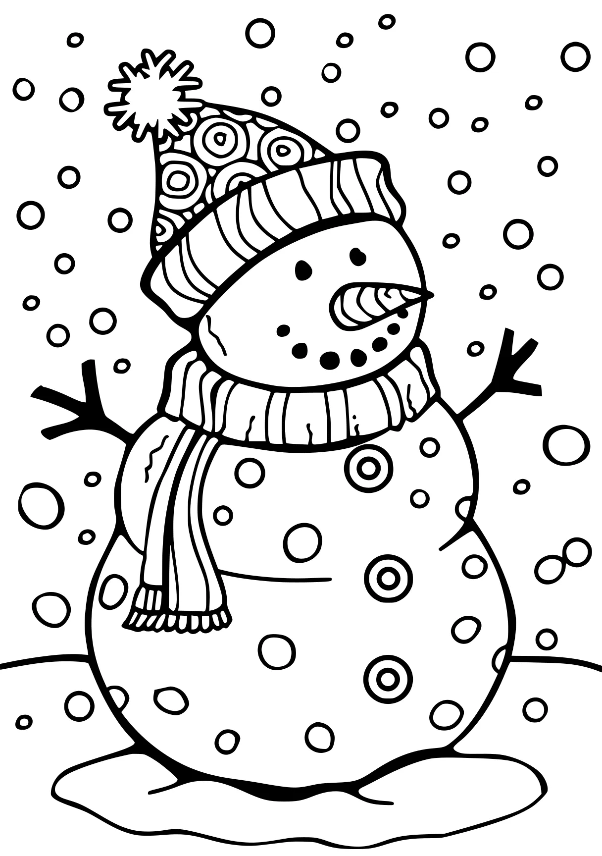 winter coloring pages snowman, zentangle, olaf, free page downloads