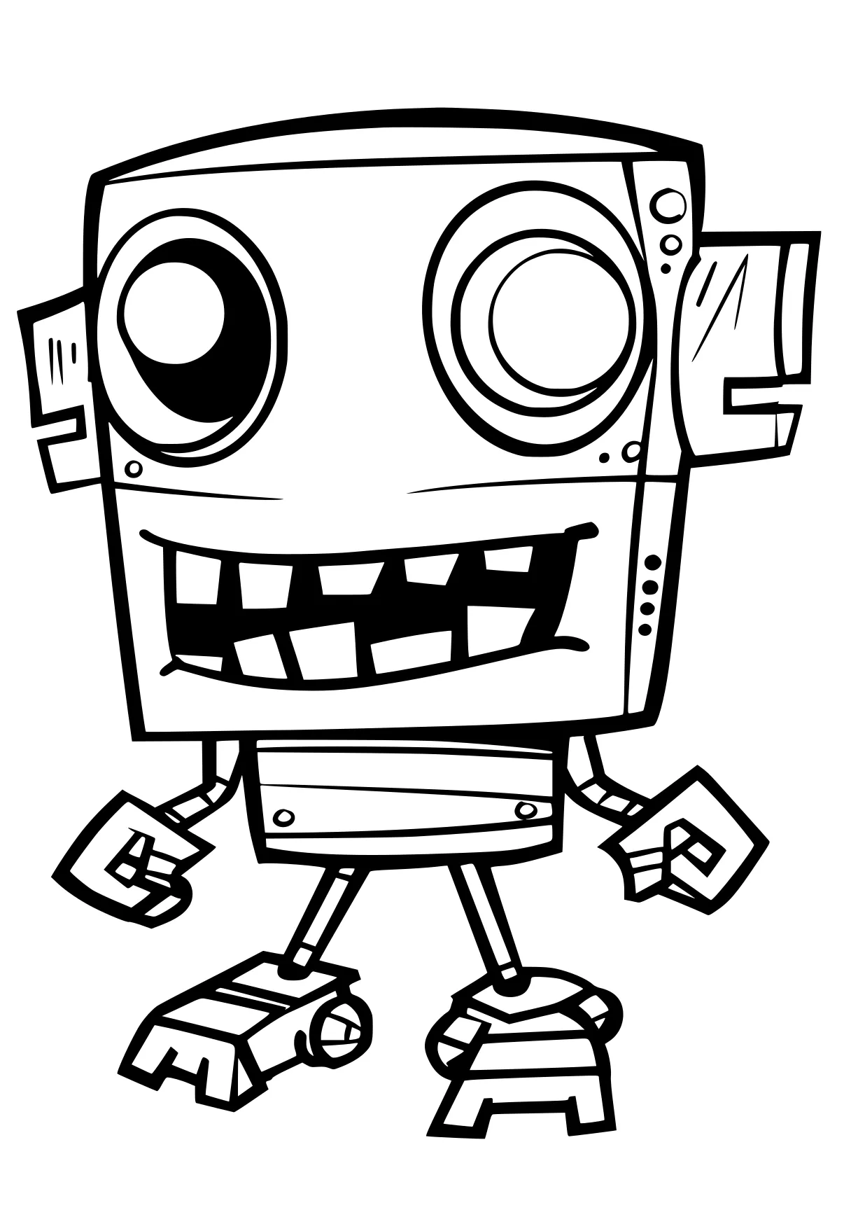 free colouring apps robot, unikitty, boxy, bots, illustrator, coloring page downloads